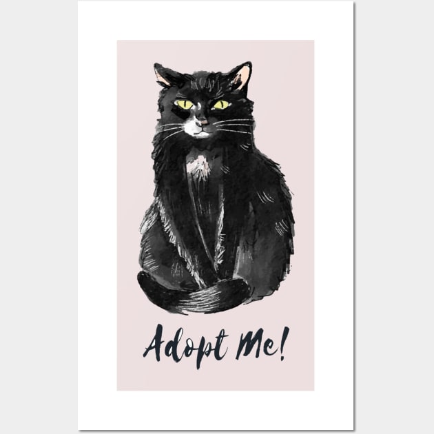 Adopt me cat Wall Art by This is store